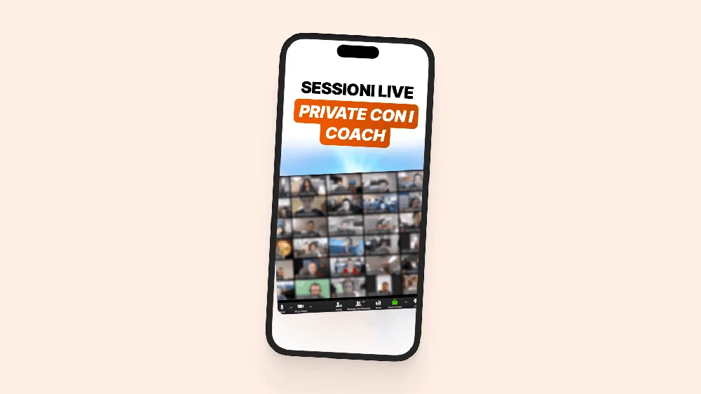 Sessioni Live di Gruppo con i Coach