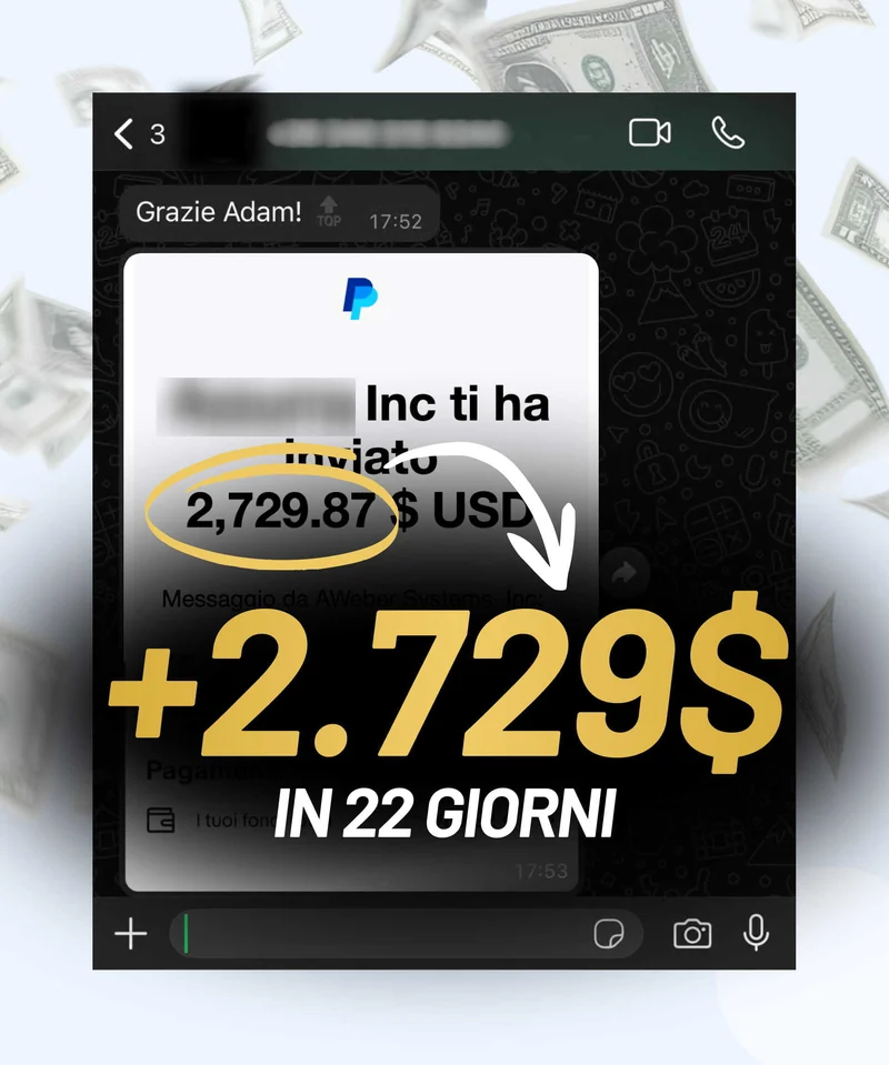 Screenshot risultati di uno studente