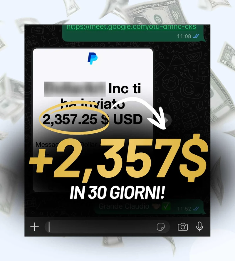 Screenshot risultati di uno studente